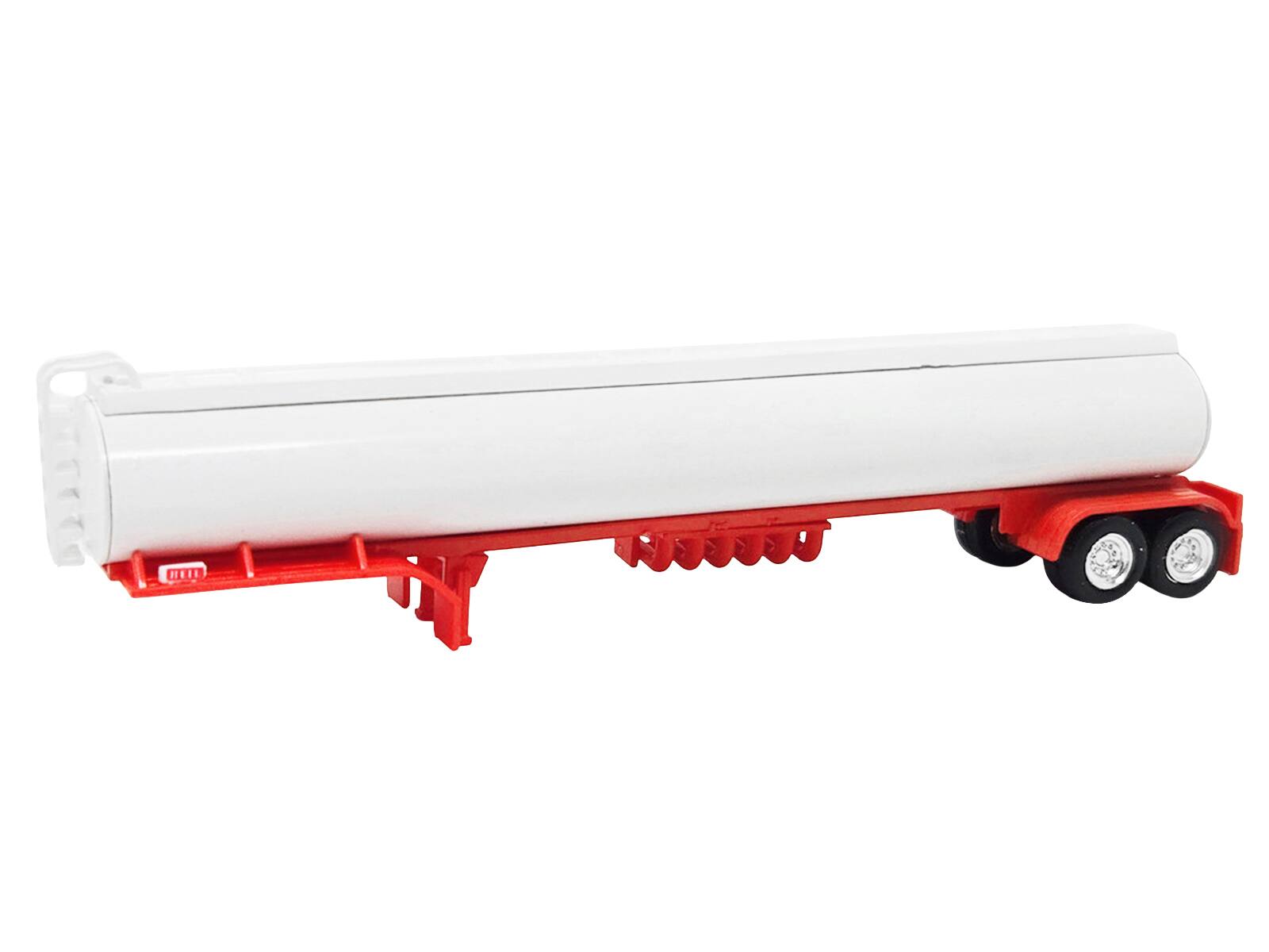 Alt View 1. HO Logistics Replicas - Tanker Trailer White and Red 1/87 (HO) Scale Plastic Model by HO Logistics.