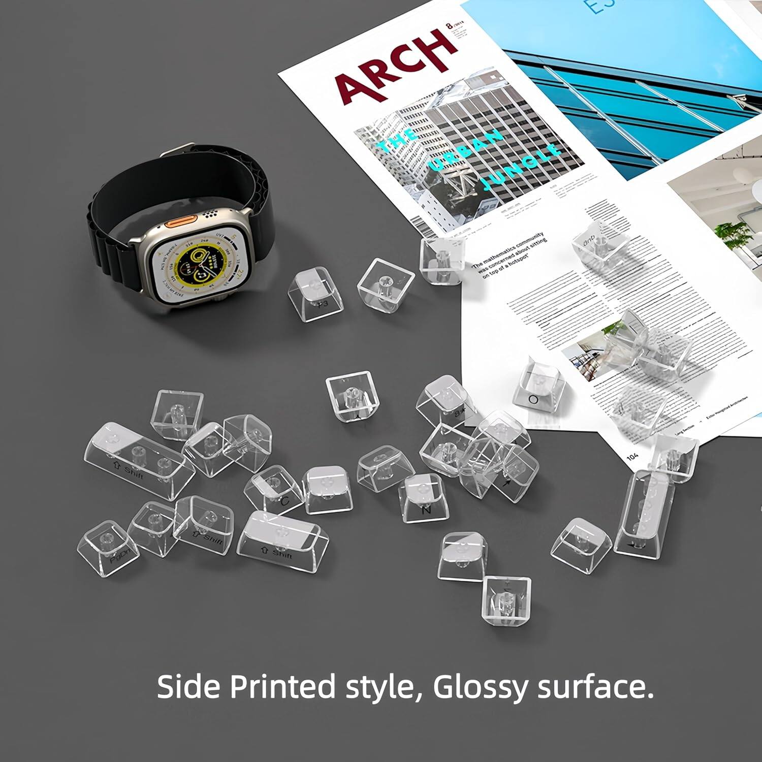 ARCH SUBANS THE URBAN JUNGLE - a AAaAs - ne nt 15 - - - 33 t SutGn 184 nan S7 n Side Printed style, Glossy surface.
