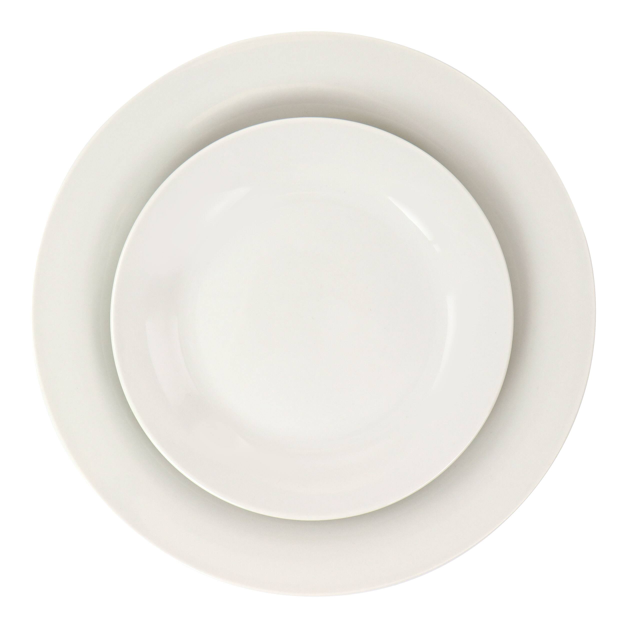 Alt View 3. Gibson - Gibson Home 16 Piece Bedford Lane Fine Ceramic Dinnerware Set in Off White - Off-White.