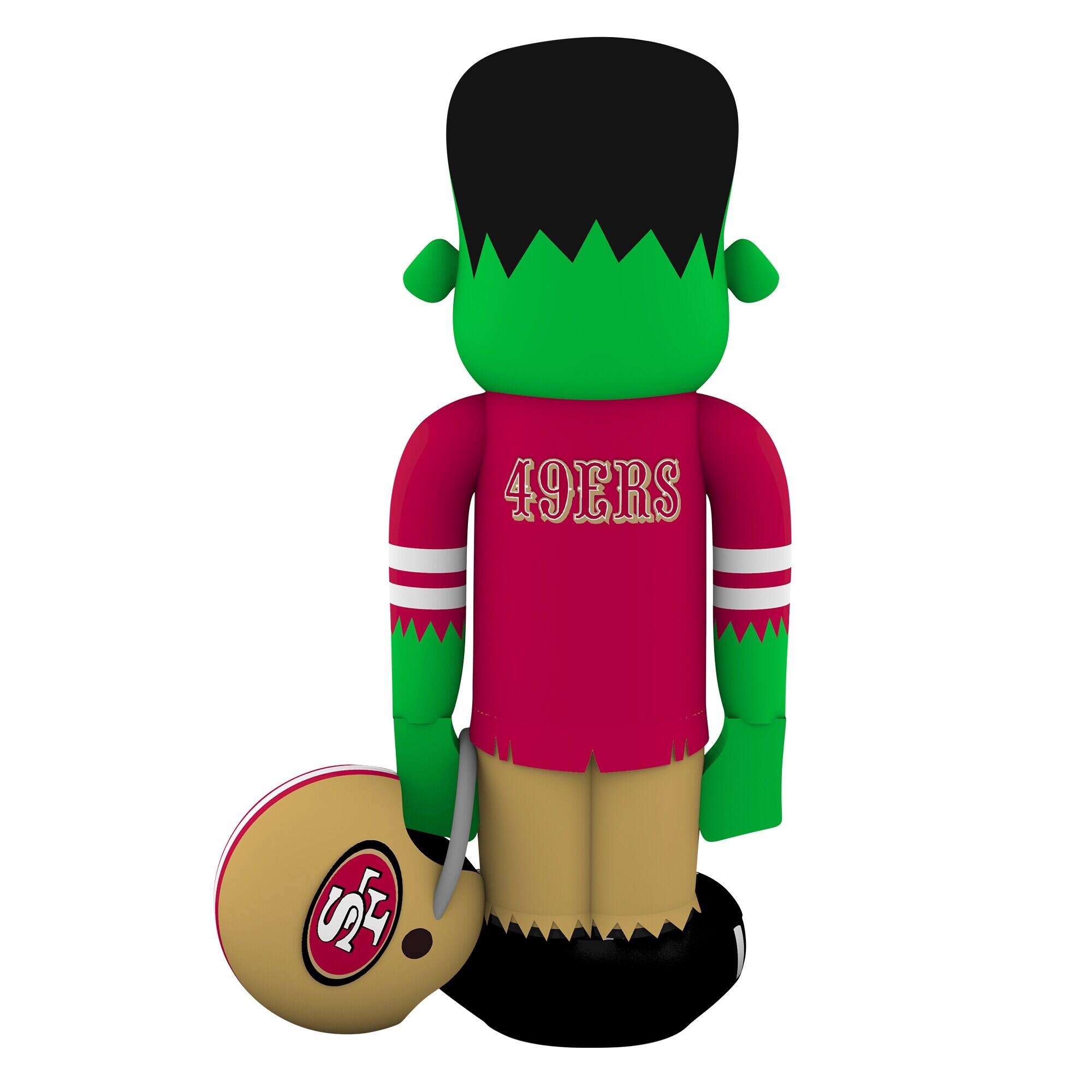 Alt View 1. Sporticulture - San Francisco 49ers Halloween Lawn Inflatable Steinbacker - Multicolor.