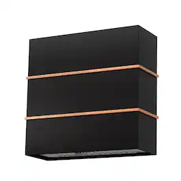 Akicon - 30 inches - Externally Vented - Wall Range Hood - Black with Copper