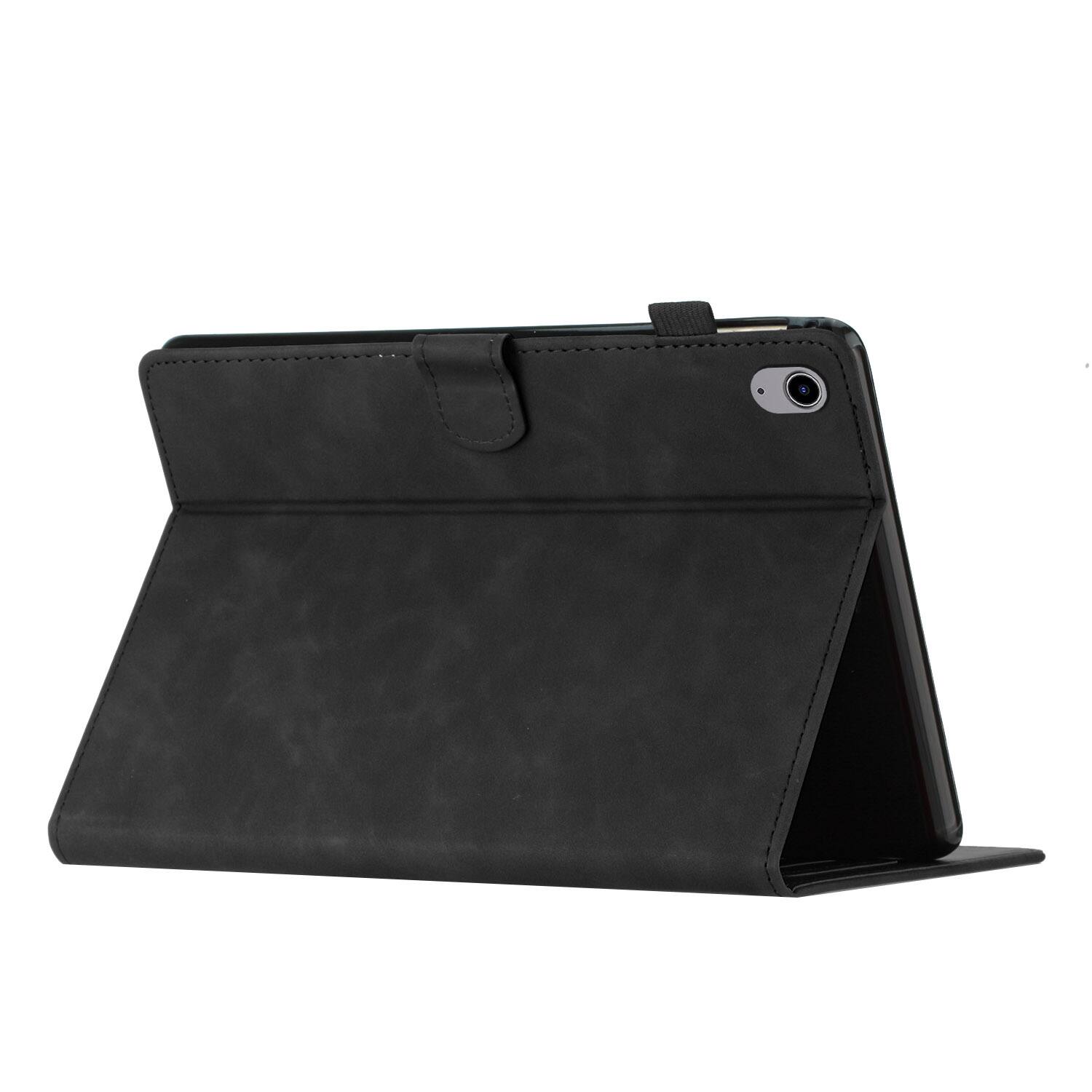 Alt View 4. Dteck - Case for Apple iPad mini (A17 Pro) 2024 and iPad mini 6th Gen 8.3" 2021,Embossed PU Leather Card Slot Stand Flip Cover - Black.