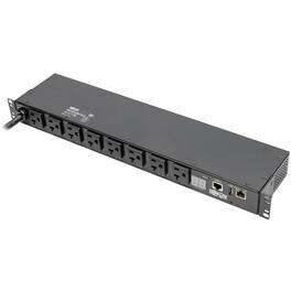 Tripp Lite - by Eaton PDU 1.9kW Single-Phase Switched PDU LX Interface 120V Outlets (8 5-15/20R) NEMA L5-20P/5-20P input - Black