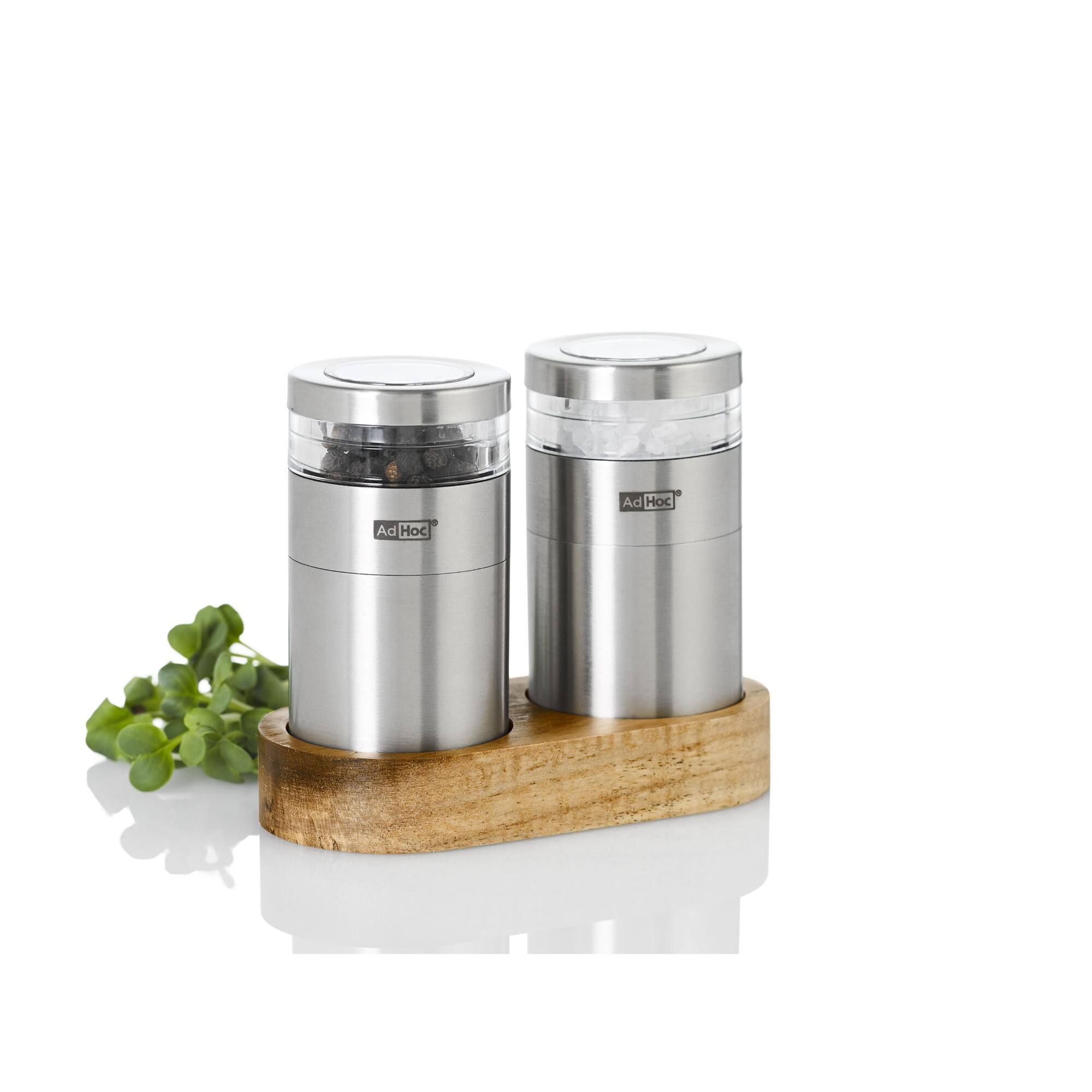Alt View 1. Ad Hoc - Menage Molto S&P Mill Gift Set - Silver.