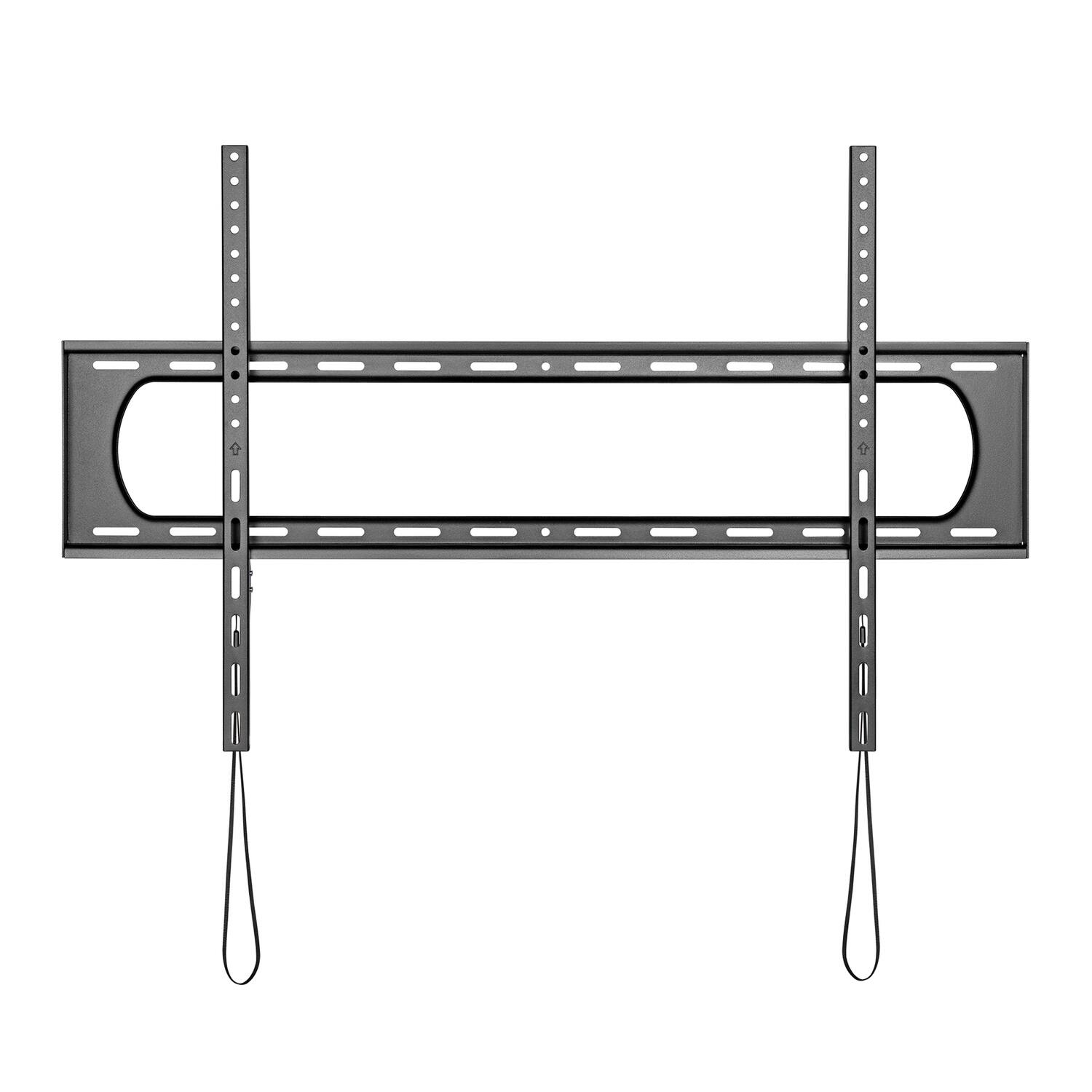 Front. Stanley - Stanley Tlh-120f Pro Diy Series 60-in. To 120-in. Fixed Flat Panel Tv Wall Mount, Tlh-120f - Black.