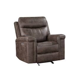 New Classic Furniture - Quade Glider Recliner W/Pwr Fr-Mocha - Brown