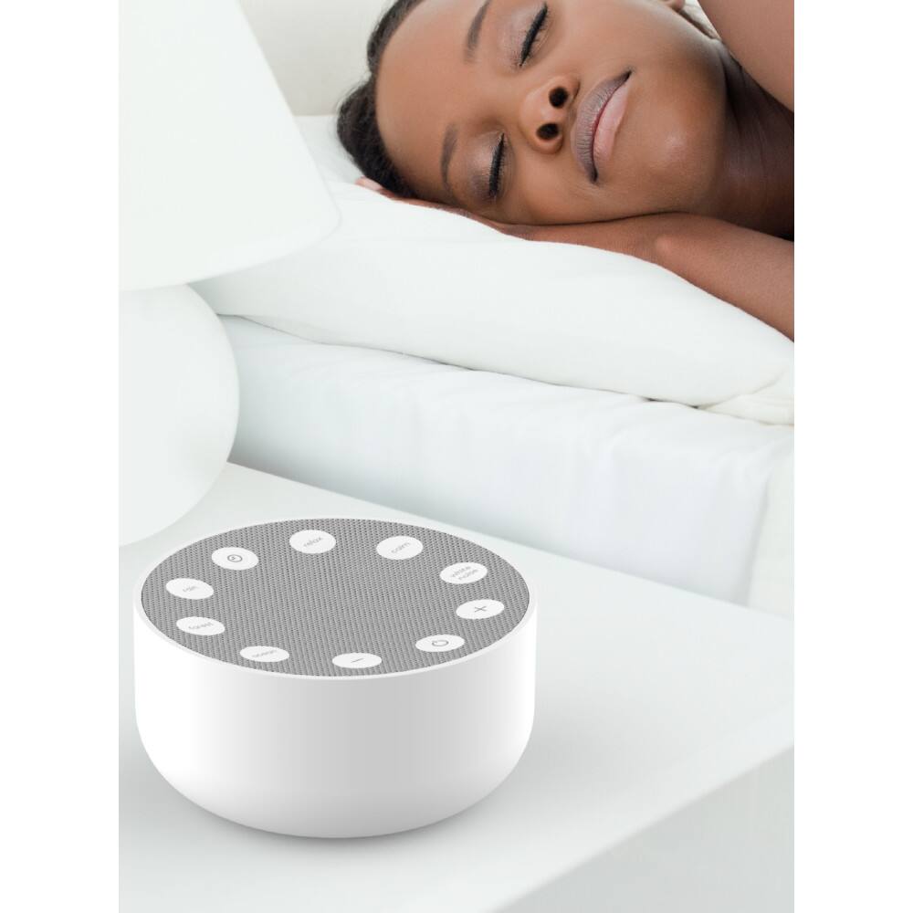 Left. Sharper Image - Sound Soother® Revo, Soothing Nature Sounds - White.