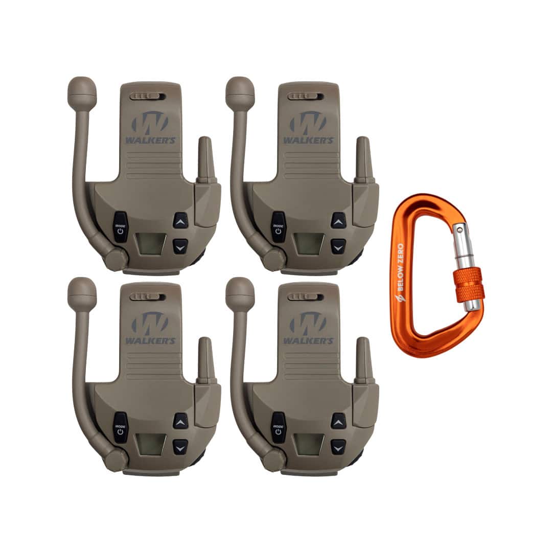 Walkers - Walker's Razor 22-Channel Walkie Talkie Attachment Flat Dark Earth Bundle - Not Available