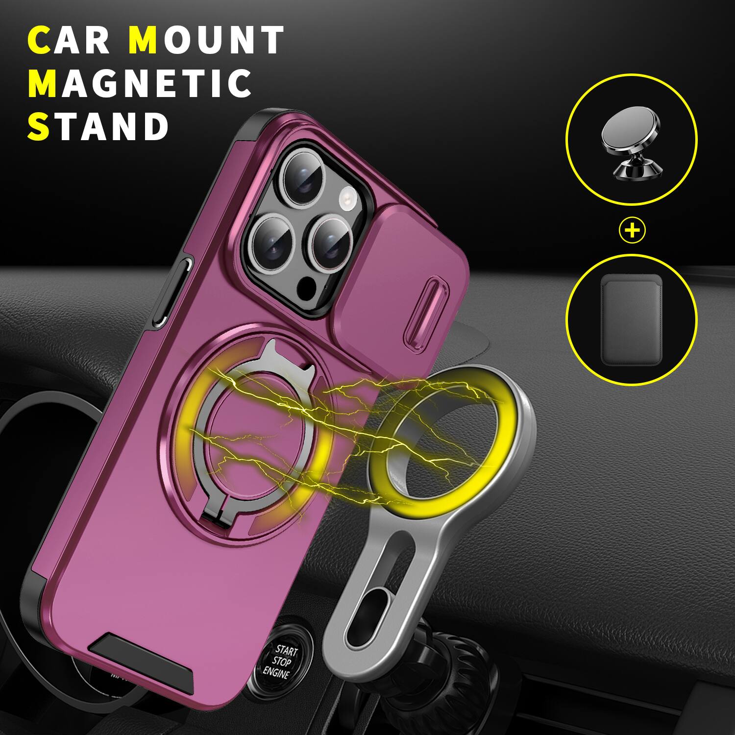 CAR MOUNT MAGNETIC STAND

START STOP ENGINE