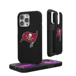 Keyscaper - NFL - Tampa Bay Buccaneers iPhone Rugged Case with Text Design - 15 Plus - Multicolor