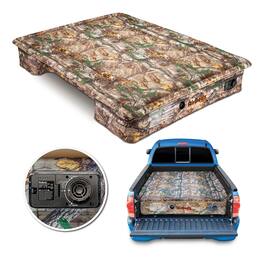 Pittman Outdoors - Truck Bed Air Mattress with Pump for Long Truck Beds, 8', Camo - Camouflage