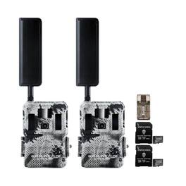 Spartan Camera - Spartan GoLive2 4G/LTE Trail Camera (2 Pack) with 32GB Memory Card & Card Reader