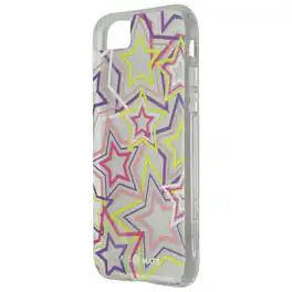 Case-Mate - Prints Series Case for iPhone SE (2nd Gen)/8/7/6/6s - Neon Stars - Multicolor