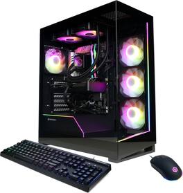 CyberPowerPC - Gaming Desktop - Intel Core Ultra 7 265KF 2024 - NVIDIA GeForce RTX 5070 12GB - 32GB DDR5 Memory - 2TB SSD Storage - Black