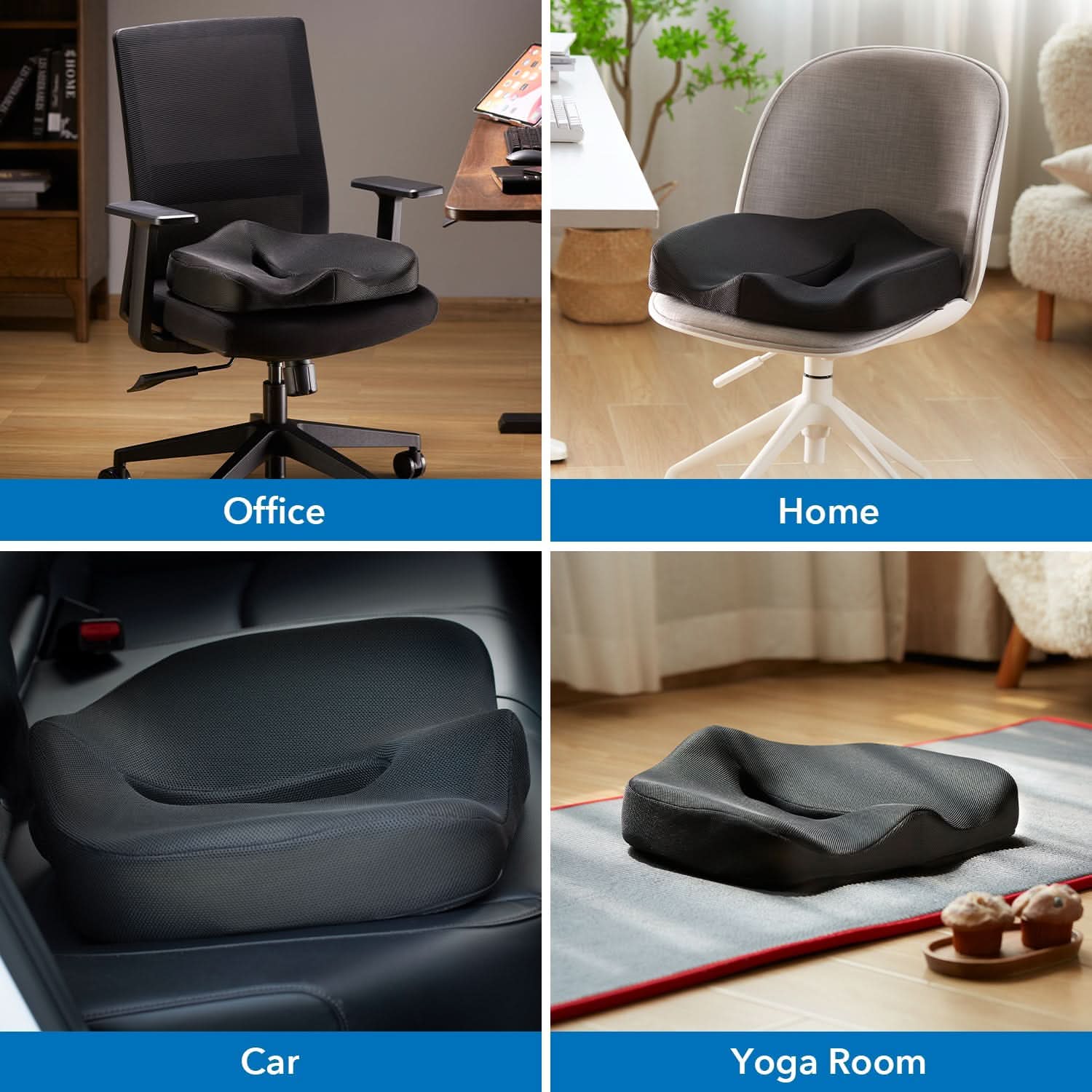 - Office
- Home
- Car
- Yoga Room