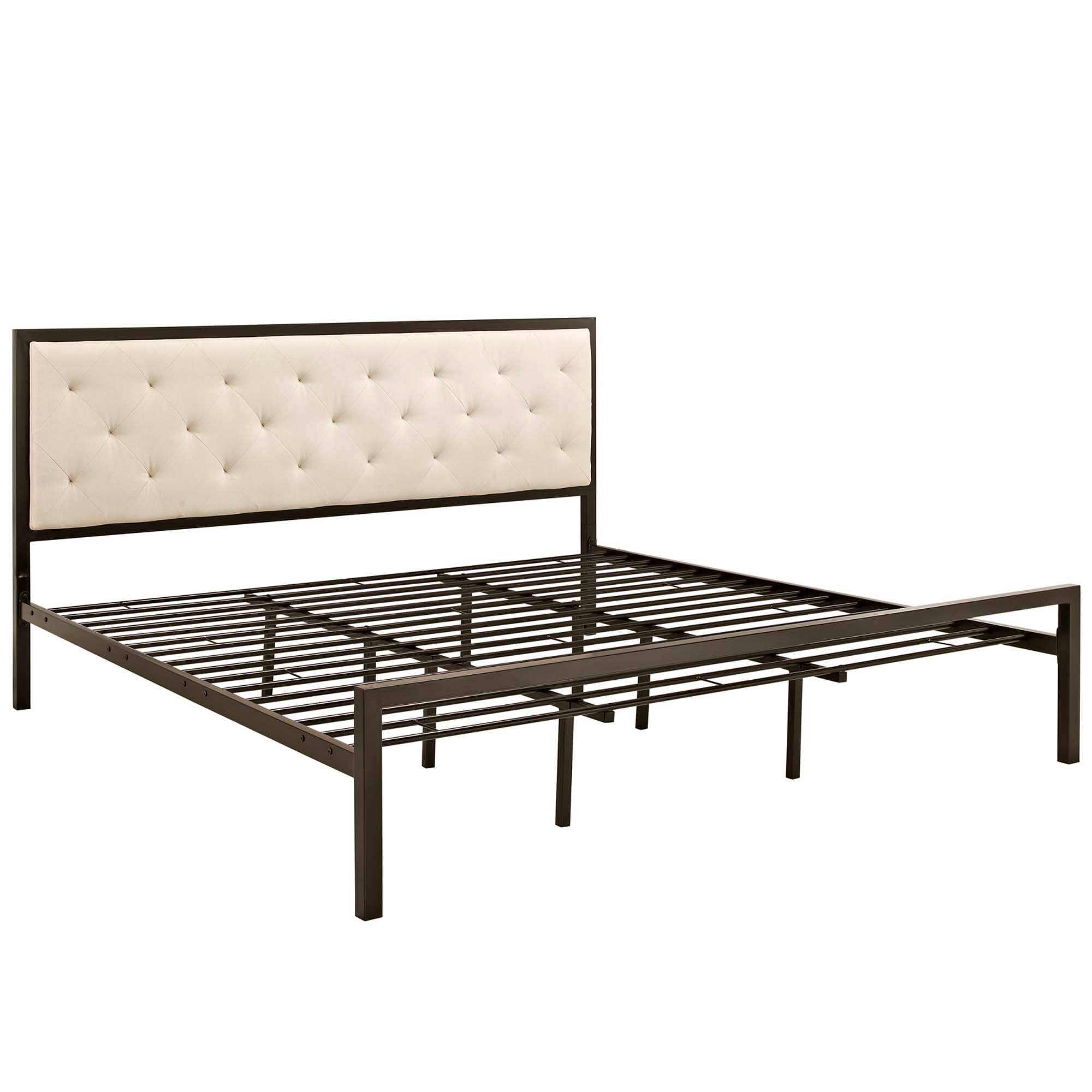 Left. Modway - Alina Platform Twin Bed Frame - White.