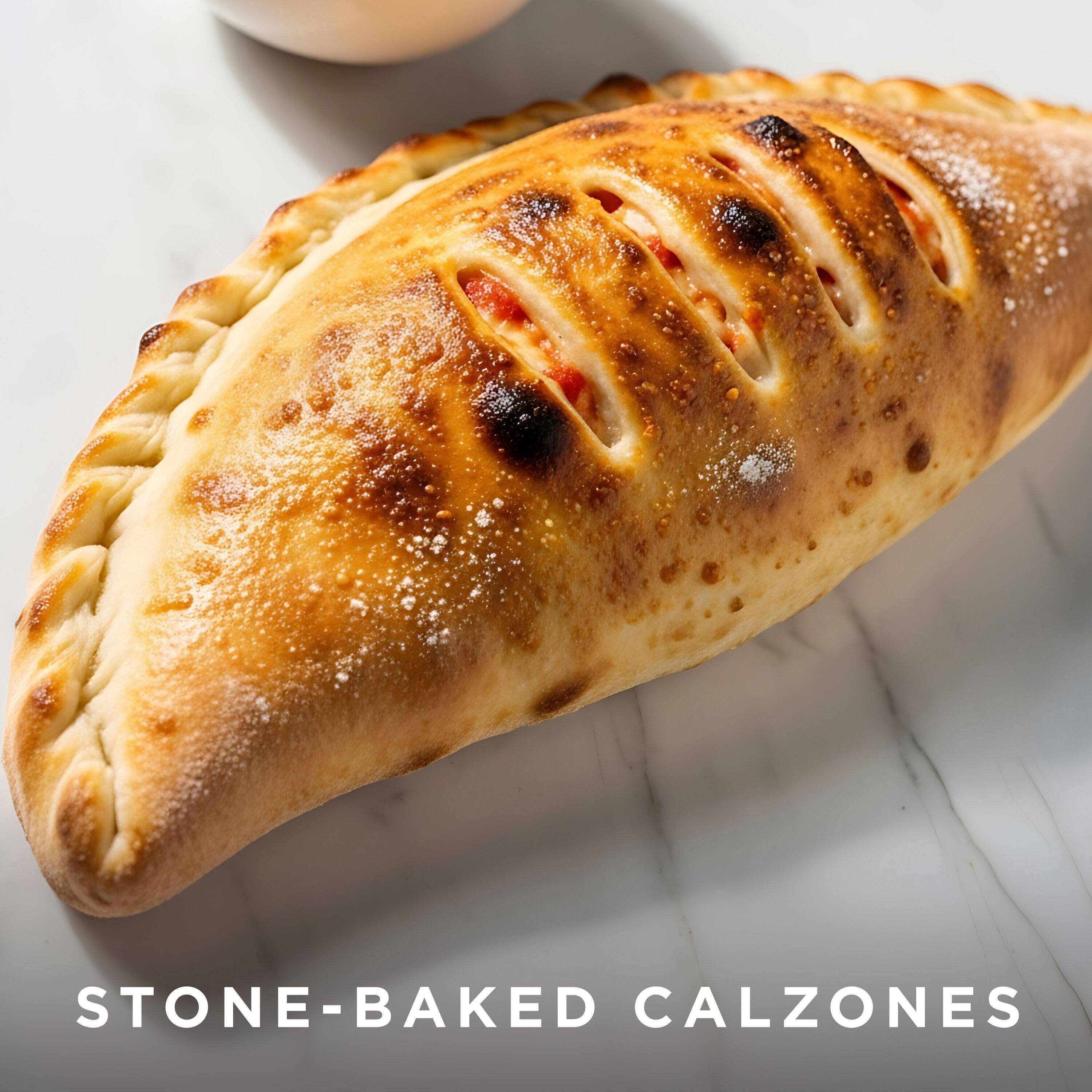 STONE-BAKED CALZONES