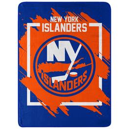 Northwest - New York Islanders 46" x 60" Dimensional Micro Raschel Plush Throw Blanket - Blue