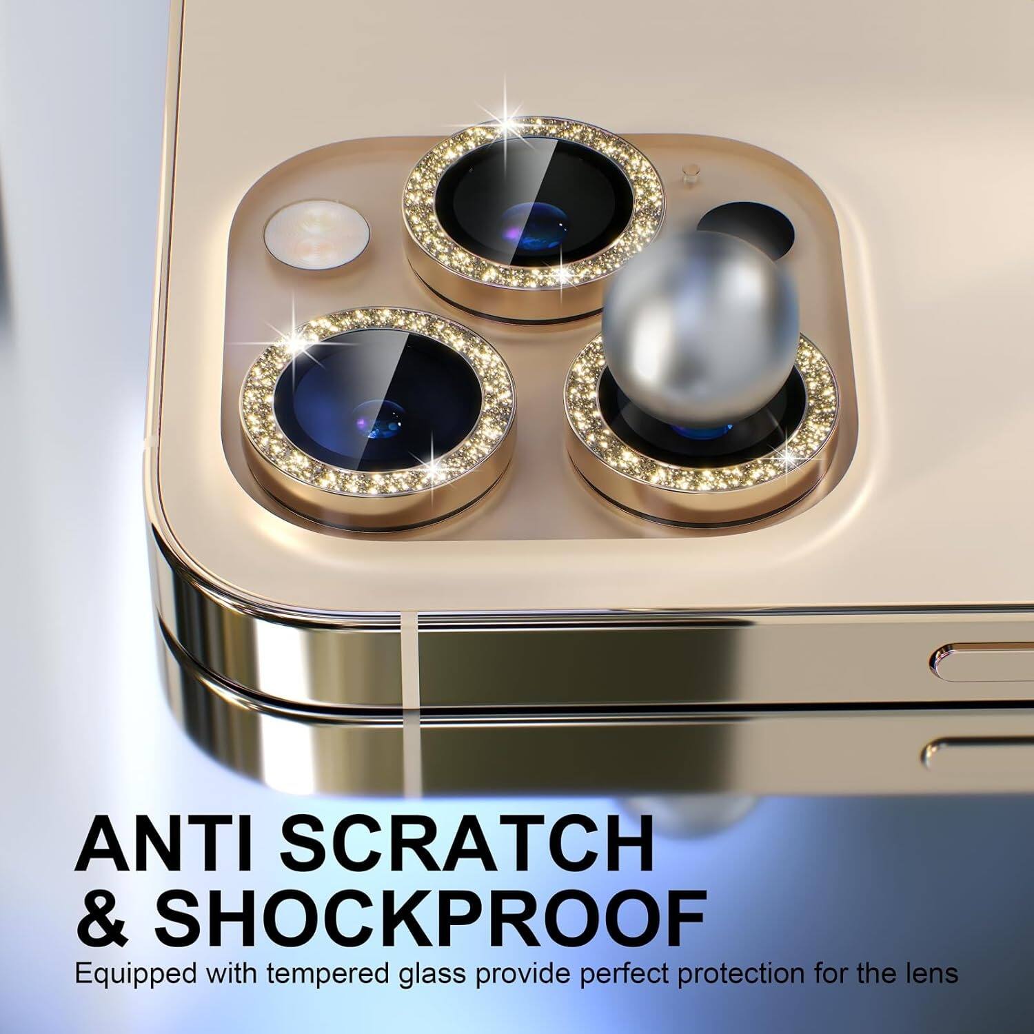 ANTI SCRATCH & SHOCKPROOF  
Equipped with tempered glass provide perfect protection for the lens