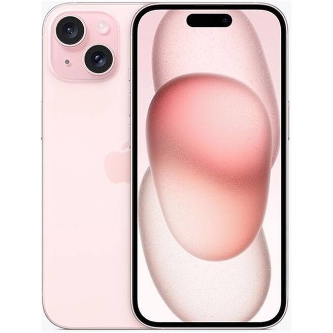 Front. Apple - iPhone 15 Plus 128GB 6.7" 5G Fully Unlocked - Pink.