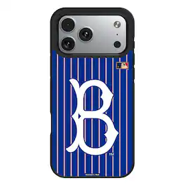 Keyscaper - Cooperstown Teams - Los Angeles Dodgers - Brooklyn Dodgers Bump Case with 8.2ft Drop Protection - 15 Plus - Multicolor