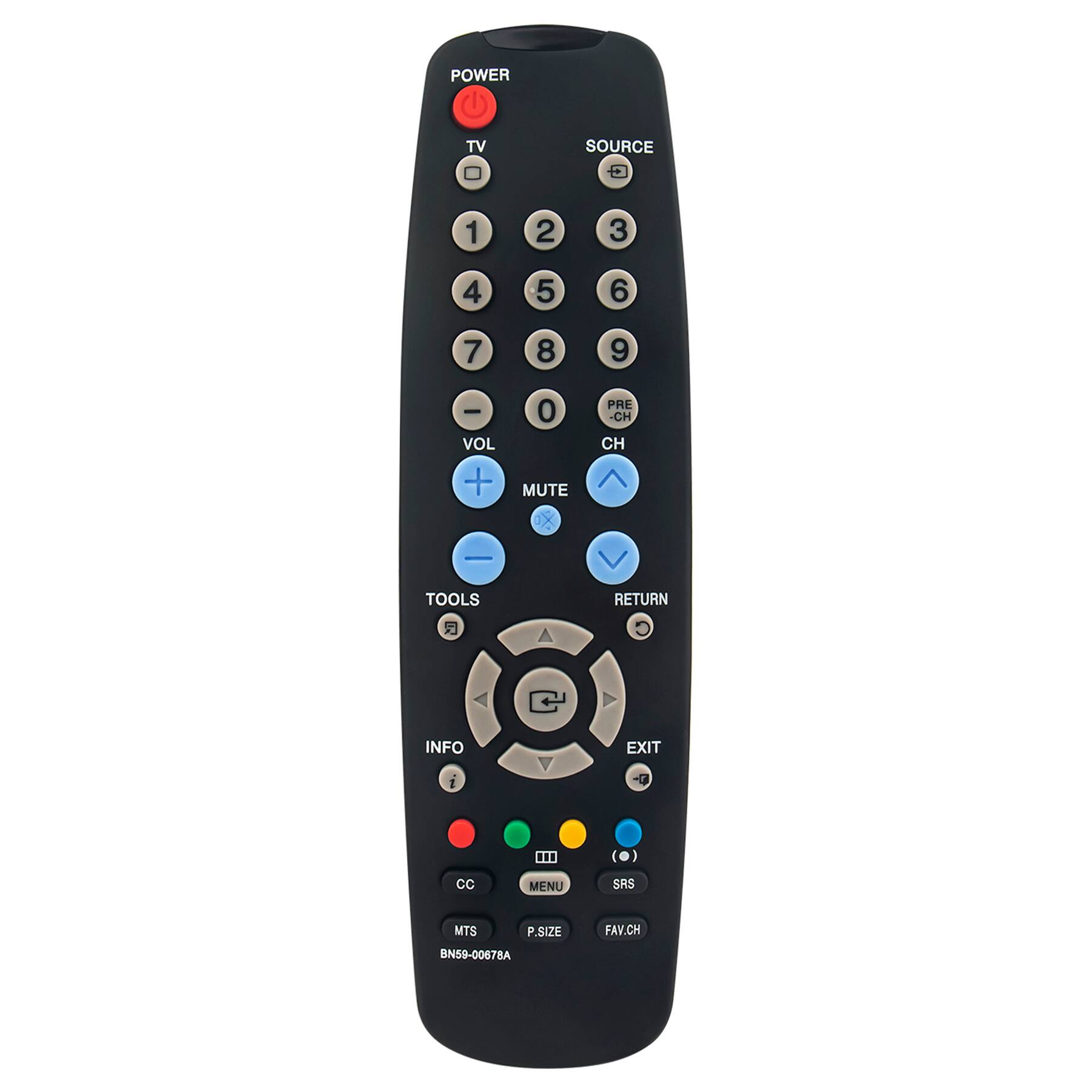 ALLIMITY - BN59-00678A Replacement Remote, Fit for Samsung TV LN19B360C5DXZA LN22B360C5DXZA LN26B360C5DXZA PN42A410C1D HL61A510J1F - Black
