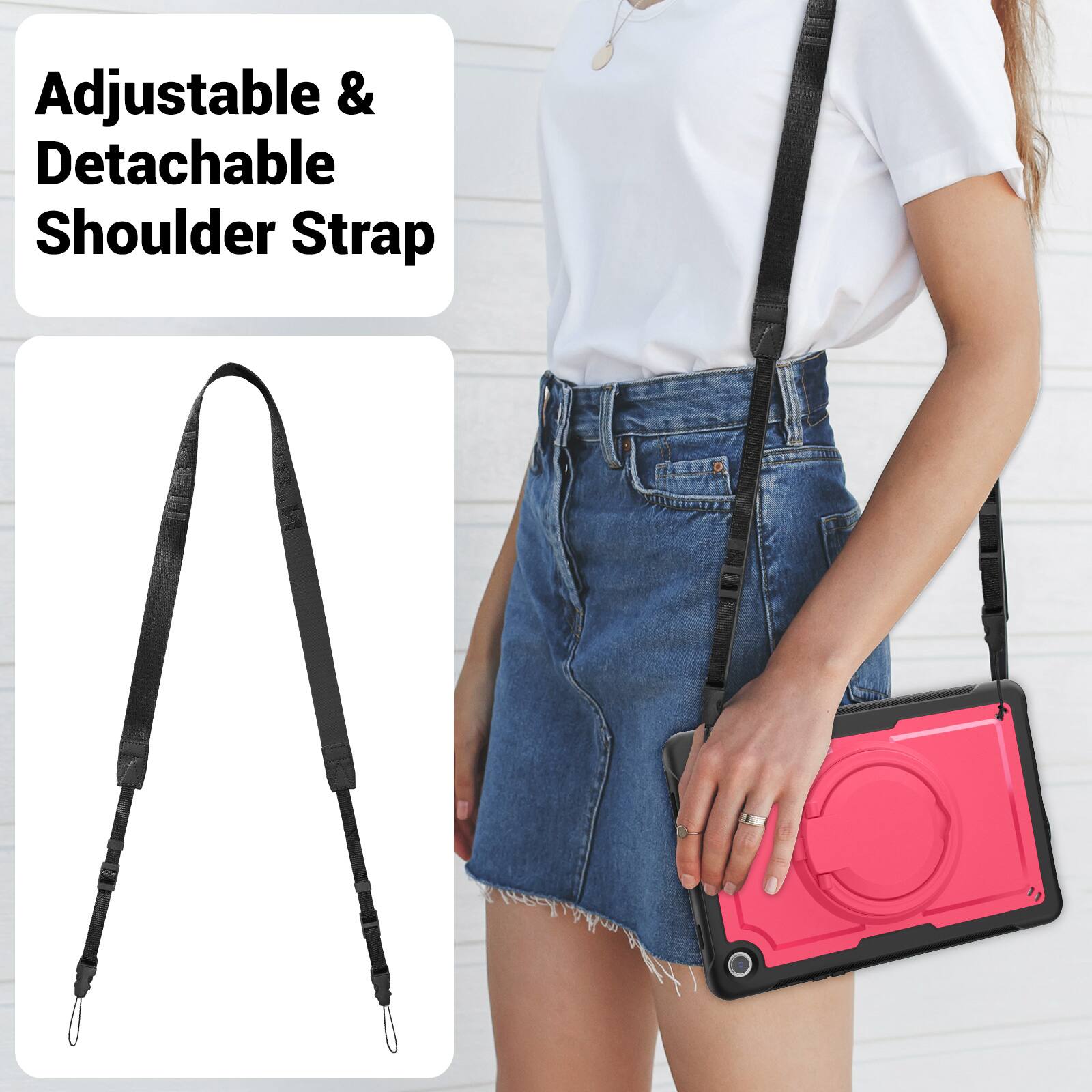 Adjustable & Detachable Shoulder Strap