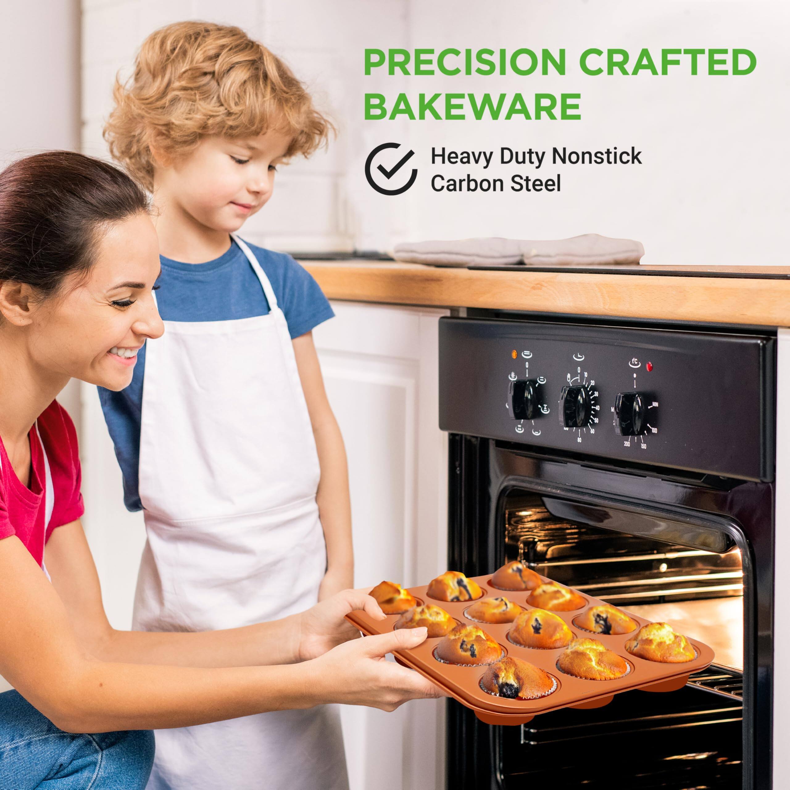 PRECISION CRAFTED BAKEWARE  
Heavy Duty Nonstick Carbon Steel