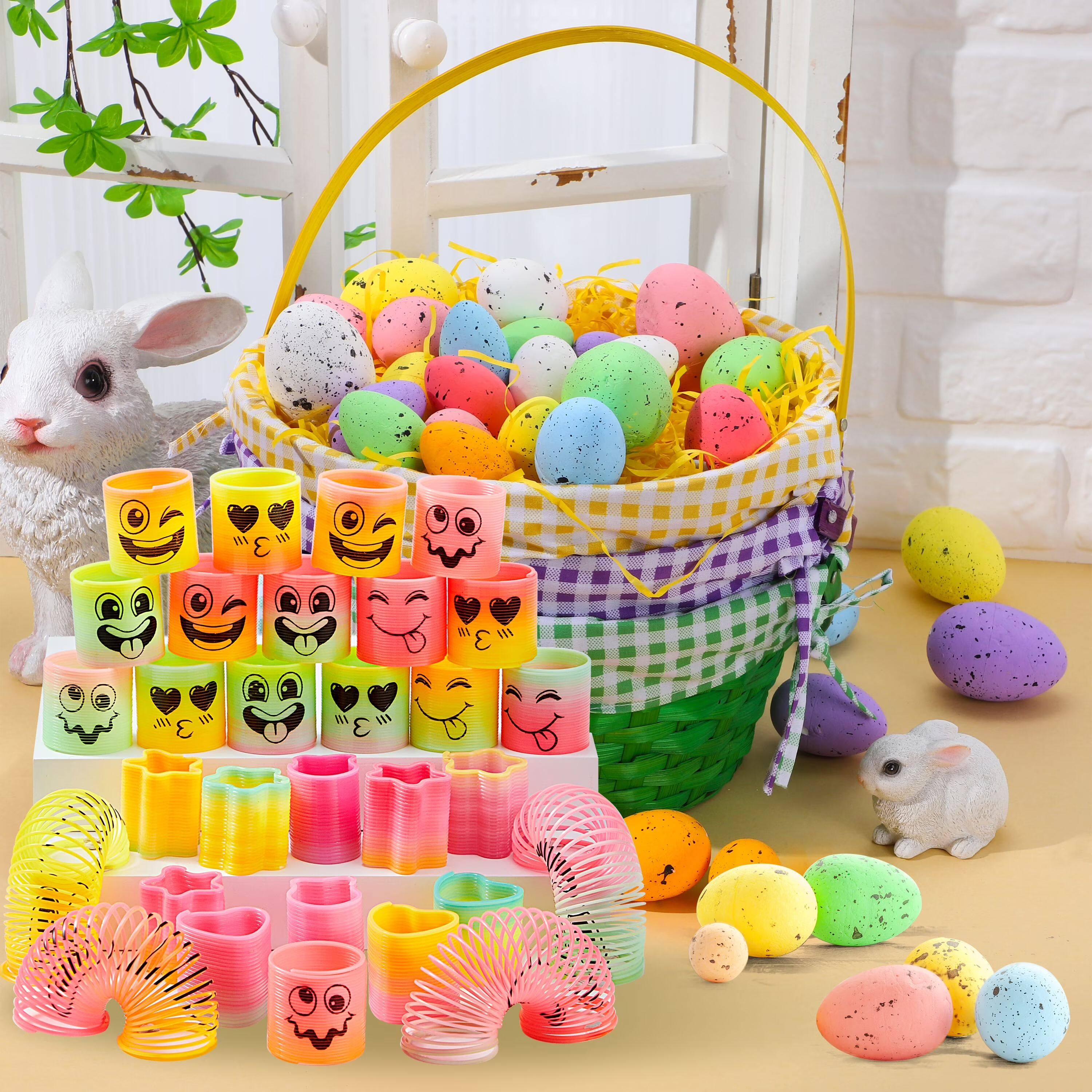 Alt View 5. Joyfy - 30 Pcs Party Favors for Kids Mini Spring Toys Plastic Coil Rainbow Slinky Toy Party Supplies for Birthday - colorful.