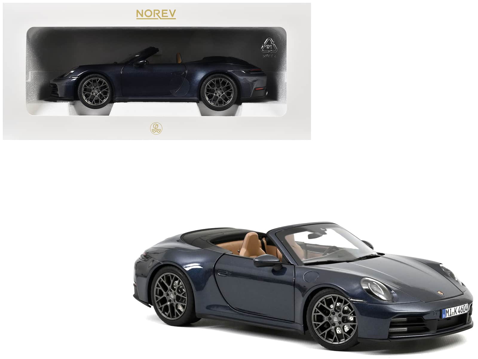 2024 Porsche 911 Carrera S Cabriolet Yachting Blue Metallic 1/18 Diecast Model Car by Norev price history on PriceWatchPro