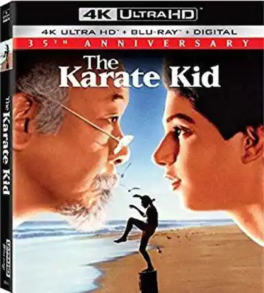 Front. The Karate Kid - 4K Blu-Ray.