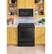 Alt View 13. GE - 5.3 Cu. Ft. Slide-In Electric Convection Range with Self-Steam Cleaning, Built-In Wi-Fi, and No-Preheat Air Fry - Black on Black.