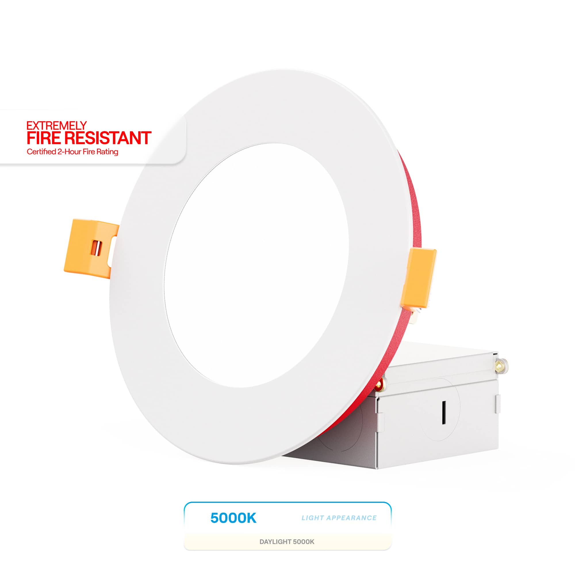 Infibrite - 4 In. Ultra-Thin Recessed LED Downlight 9W 750LM Daylight Fire Rated, Wet Rated, Triac Dimmable 12-Pack - White price history on PriceWatchPro