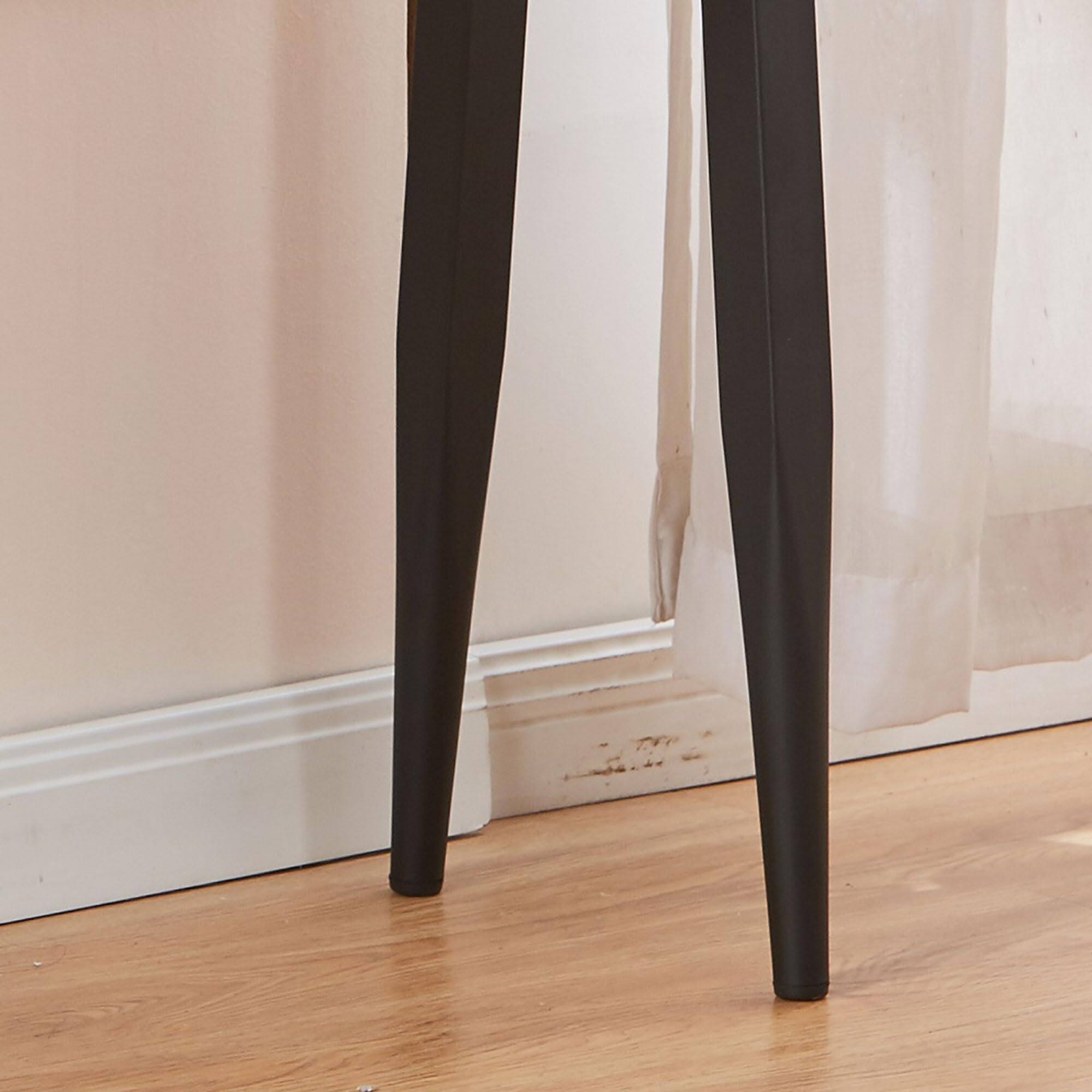 Alt View 1. Kings Brand Furniture - Kings Brand Furniture Camden Marble-Style Console Sofa Entryway Table for Hallway, Living Room, Foyer, Black/Gray - Silver.