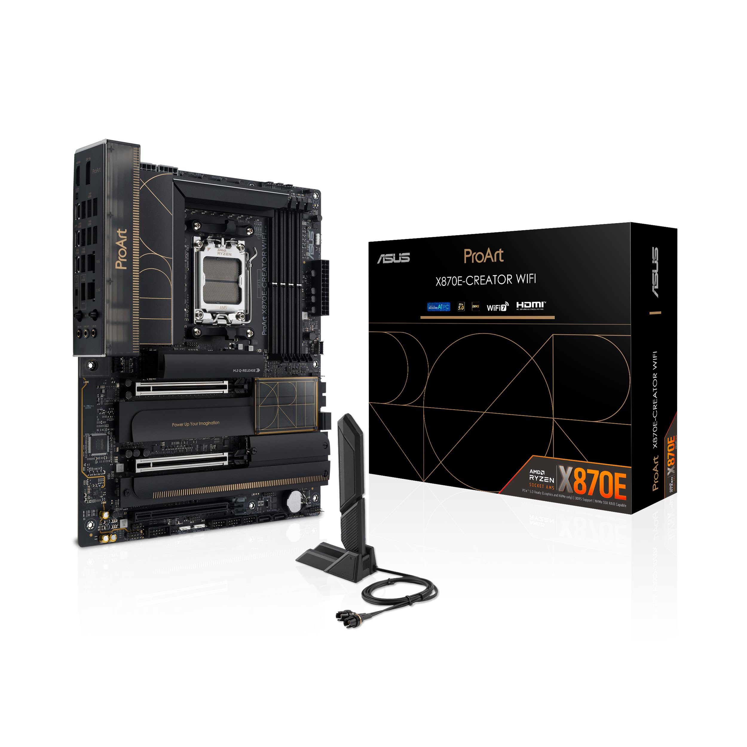 ASUS ProArt X870E-CREATOR WIFI  
AMD Ryzen  
X870E