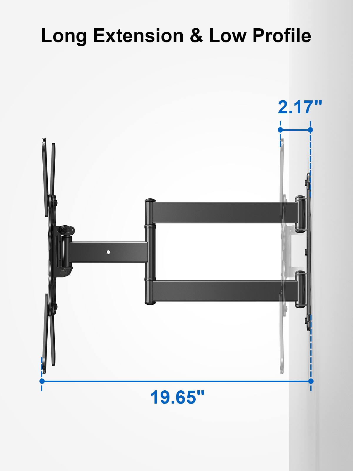 Long Extension & Low Profile

2.17"

19.65"