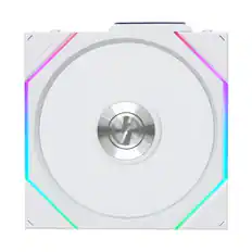 Front. Lian Li - UNI FAN TL 120 Reverse Blade Wireless - White.