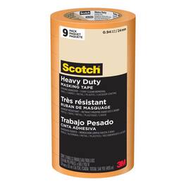 Scotch - 0.94 in. W X 60.1 yd L Orange Strong Strength Masking Tape 9 pk