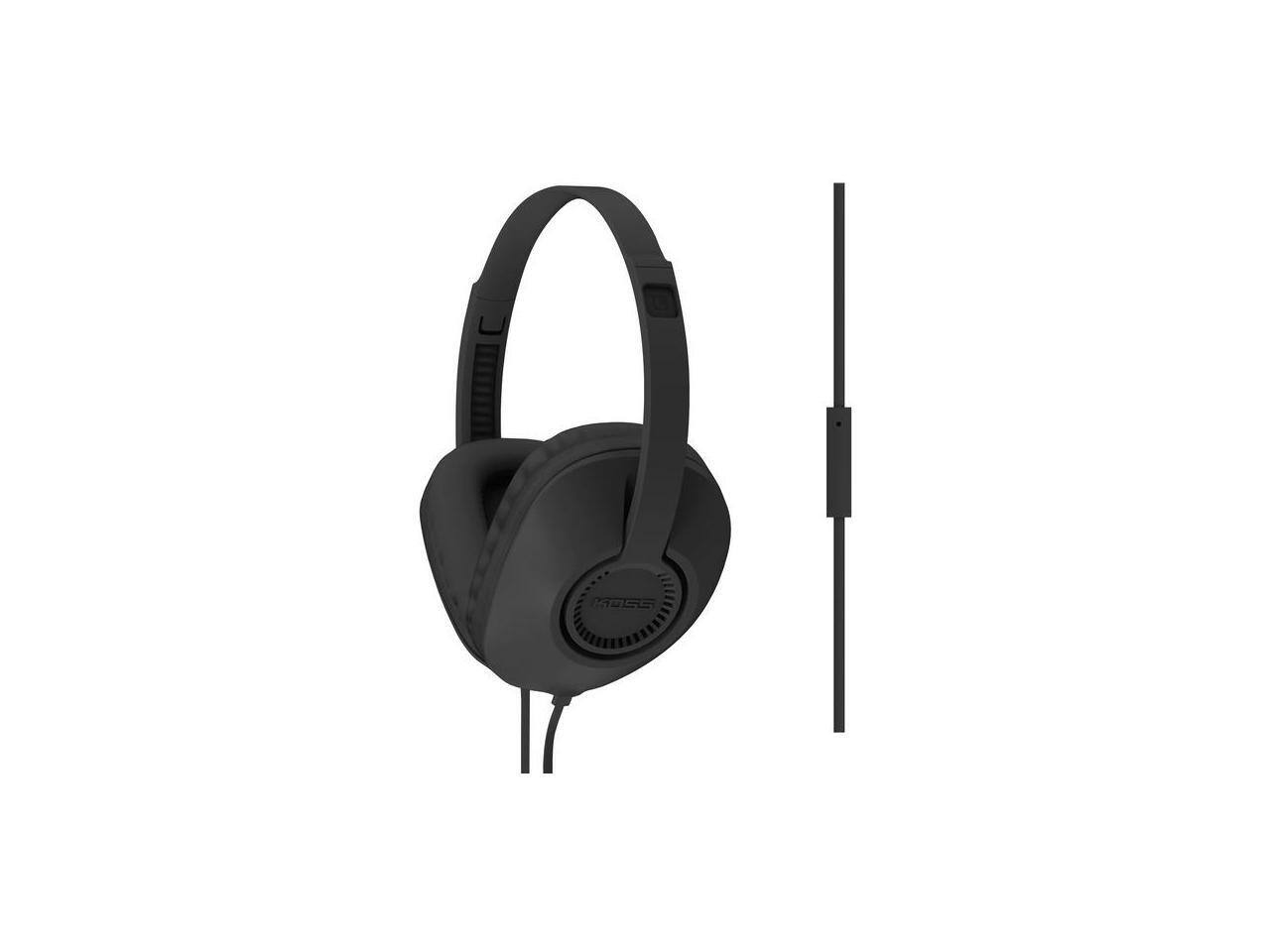 Alt View 10. Koss - KOSS Black 189270 Binaural Full Size with Mic - Black.