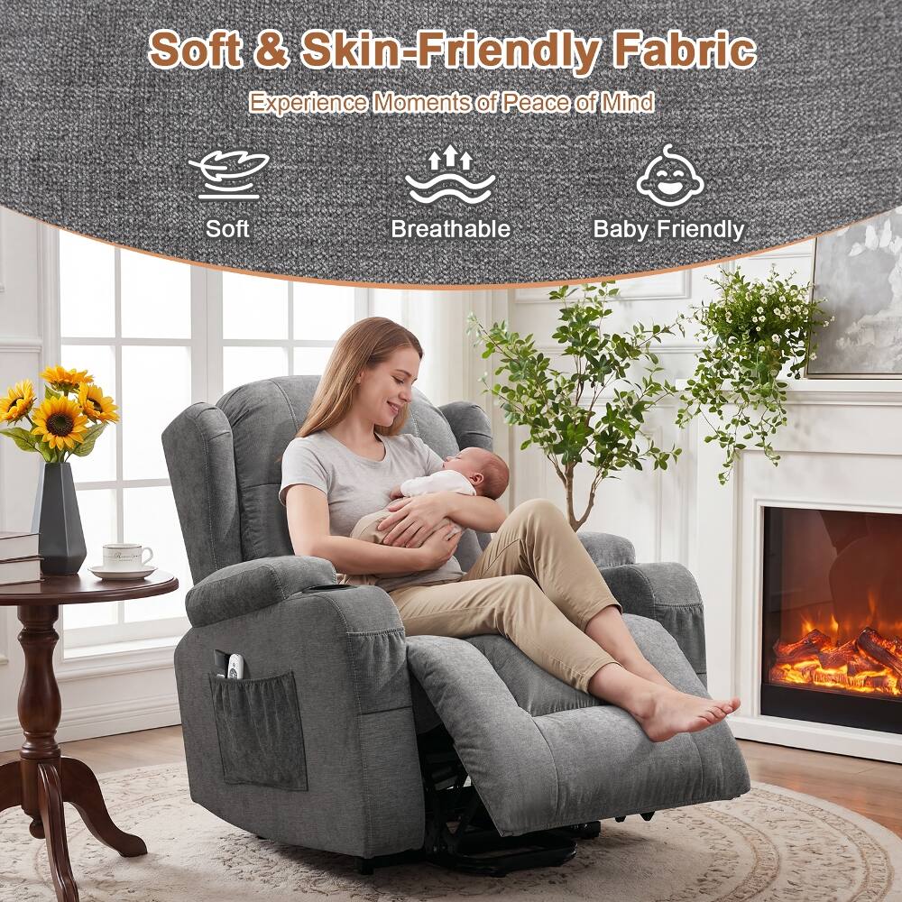 Soft & Skin-Friendly Fabric  
Experience Moments of Peace of Mind

- Soft
- Breathable
- Baby Friendly