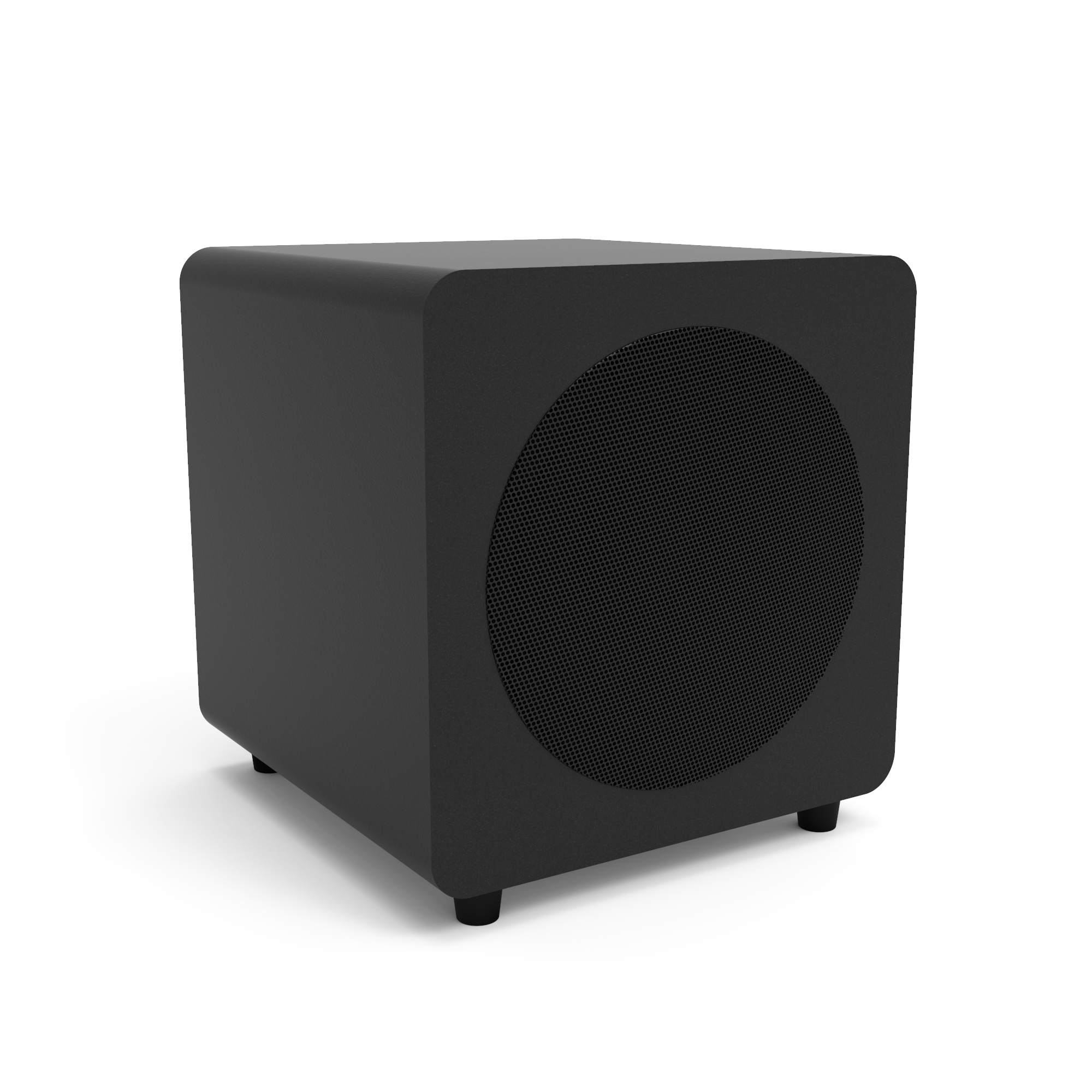 Kanto SUB8 8 inch Sealed Powered Subwoofer Matte Black SUB8VMB