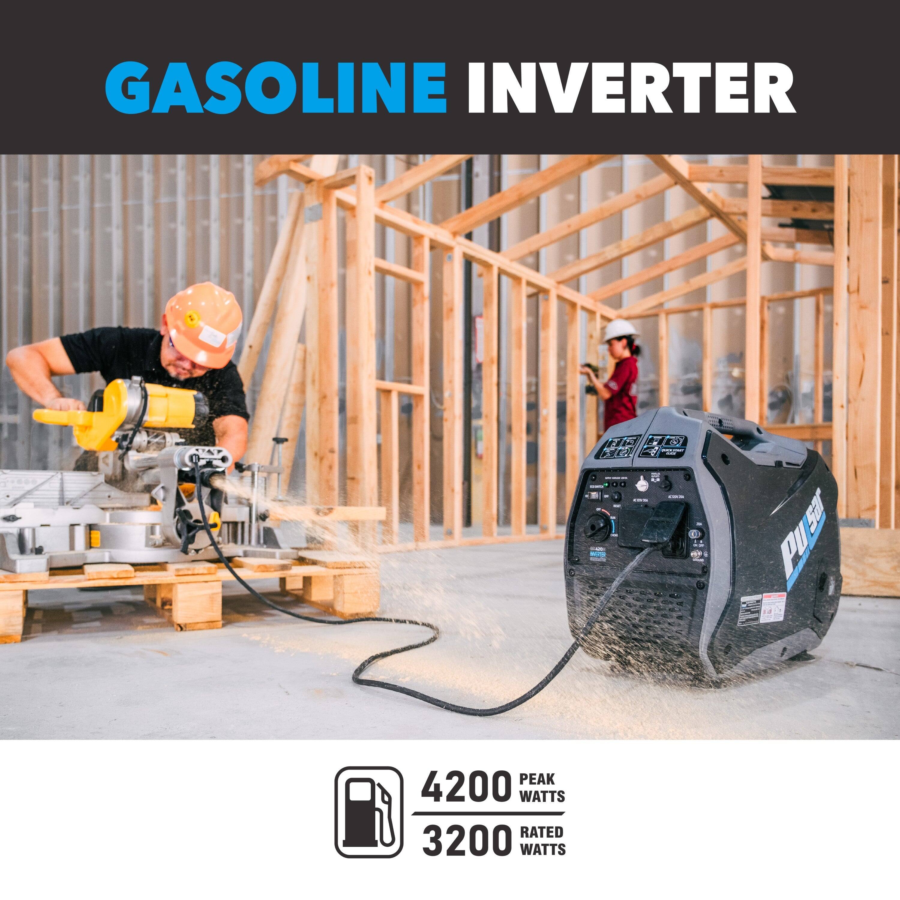 GASOLINE INVERTER

4200 PEAK WATTS  
3200 RATED WATTS