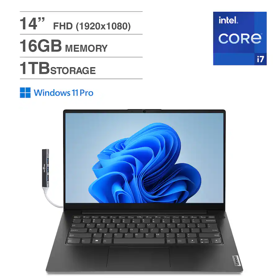 Lenovo Upgraded V14 IRU Laptop 14.0 FHD (Intel i7 13620H, 16GB DDR4 ...