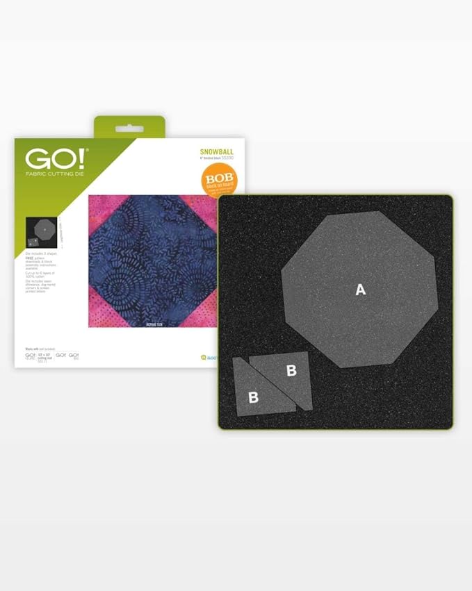 GO! FABRIC CUTTING DIE SNOWBALL  
BOB - A - B  
GO!