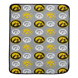 Pegasus - Iowa Hawkeyes 60" x 72" Logo Roll Ultra Soft Blanket - Multicolor