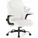 Front. CloudRest Pro - Ergonomic Office Chair Swivel Tilt Gaming Chair with Lumbar Support Computer Chair,White - White.
