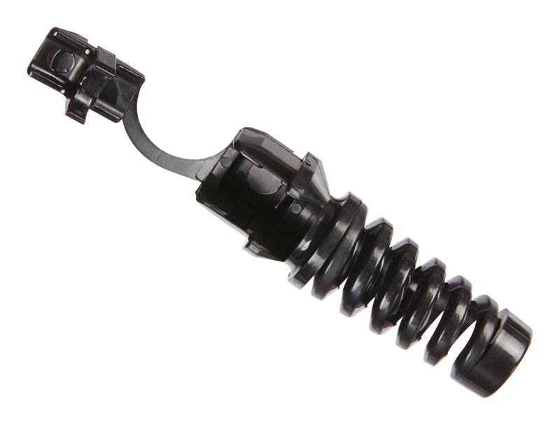 Photos - Cable (video, audio, USB) Jandorf - 2.11 in. L Cord Protector 2 pk - Black 3489242