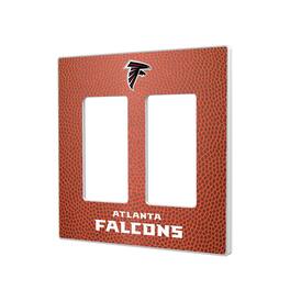 Keyscaper - Atlanta Falcons Football Design Double Rocker Light Switch Plate - Multicolor