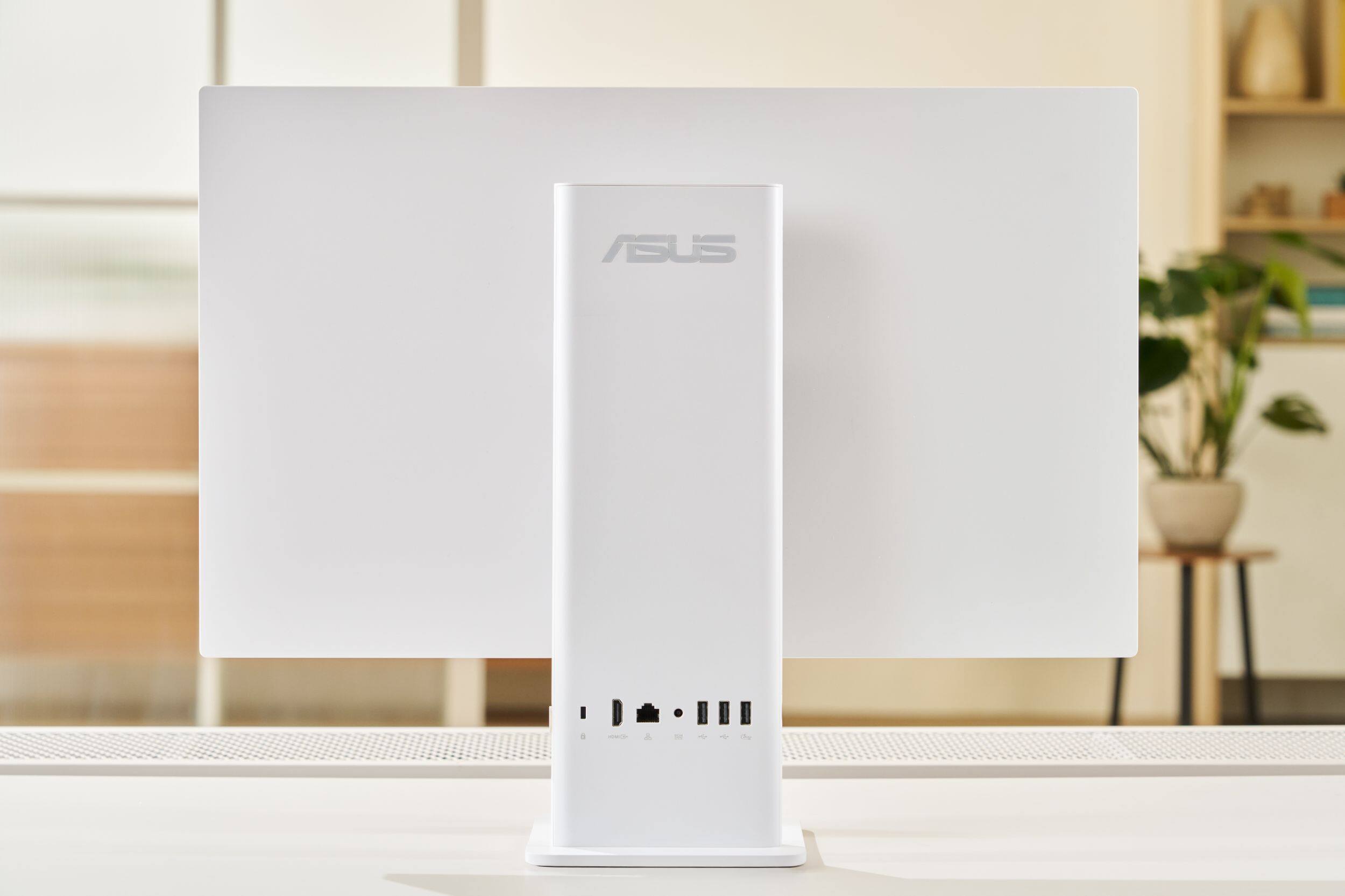 Alt View 5. ASUS - VM441 24" FHD Touchscreen All-in-One - Copilot+ PC - Snapdragon X - 16GB Memory - 512GB SSD - White.