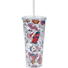 tokidoki - Atlanta Braves 24oz. Acrylic Tumbler - Multicolor